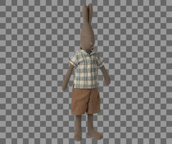 Kaninchen Gr.3 braun Shirt und Shorts