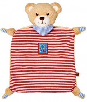 Schnuffeltuch Teddy rot