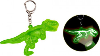Leuchtender Anhänger T-Rex World sort.