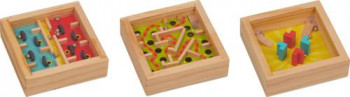 Holz-Geduldspiel sortiert