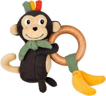Holz-Ringrassel Affe  -Little Wonder-