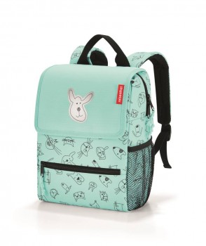 Backpack Kids cats & dogs mint