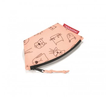 Coin Purse Kids cats & dogs rose
