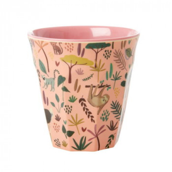 Becher Coral all over Jungle