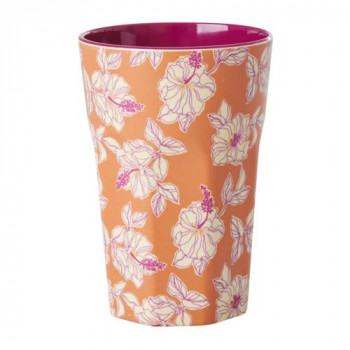 Becher groß Faded Hibiscus
