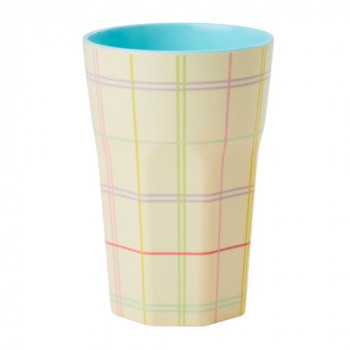 Becher groß Multicolored Check