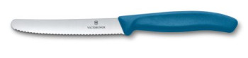 Victorinox Tomatenmesser Wellenschliff 11cm blau